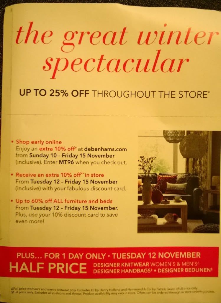 Extra 10 off at debenhams code Debenhams discount code: 10% off £ 7/12/ 9/12/ Star Deals: Bag up to 50% off selected fashion, beauty and gifts: Score an extra 10% off furniture already at up to half price. plus you get to check out our Debenhams discount codes to save on fashion, home and beauty.